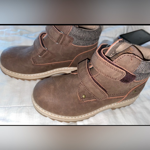 TZJS Kids' Hiking Work Boots for Boys Girls, Waterproof - Picture 2 of 6